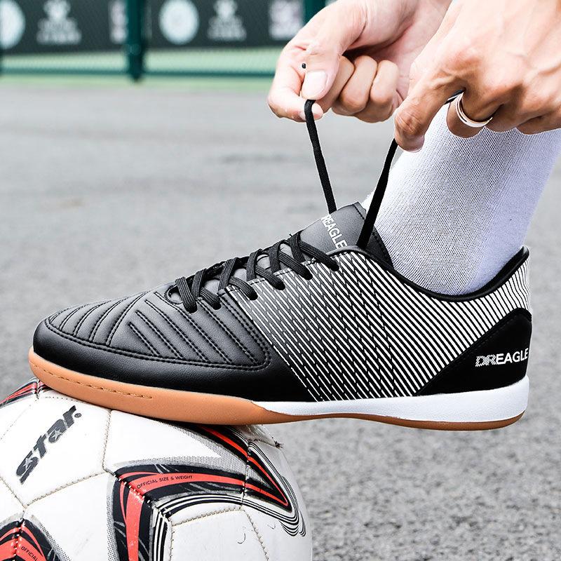 Hallenfußballschuhe mit flacher Sohle Herren Echte Erwachsene Mittelschüler Wettbewerbstraining Profischuhe Rutschfest und Verschleißfest Jinj