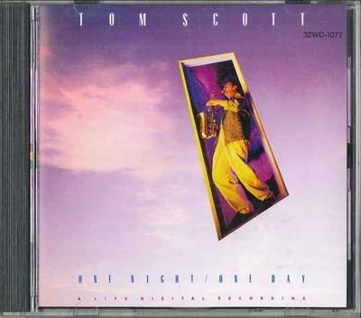 CD TOM SCOTT - One Night / One Day 32WD1077 FUN HOUSE Japan New Age & Easy Listening Used