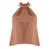I Saw It First Womens/Ladies Satin Halter Top