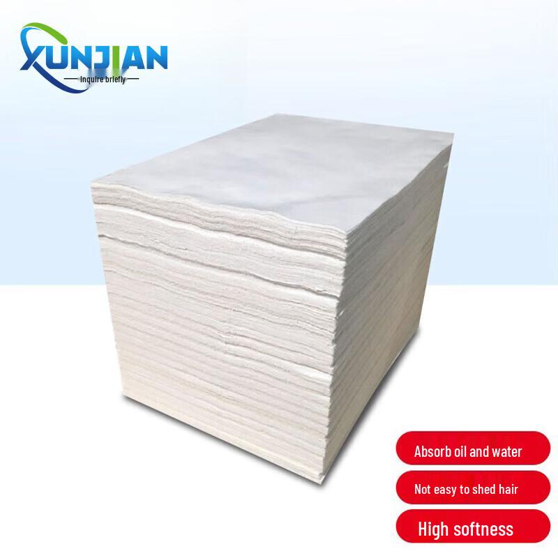 XunJian Absorbent White Knitted Cotton Cleaning Rags (50 Jin Bulk)