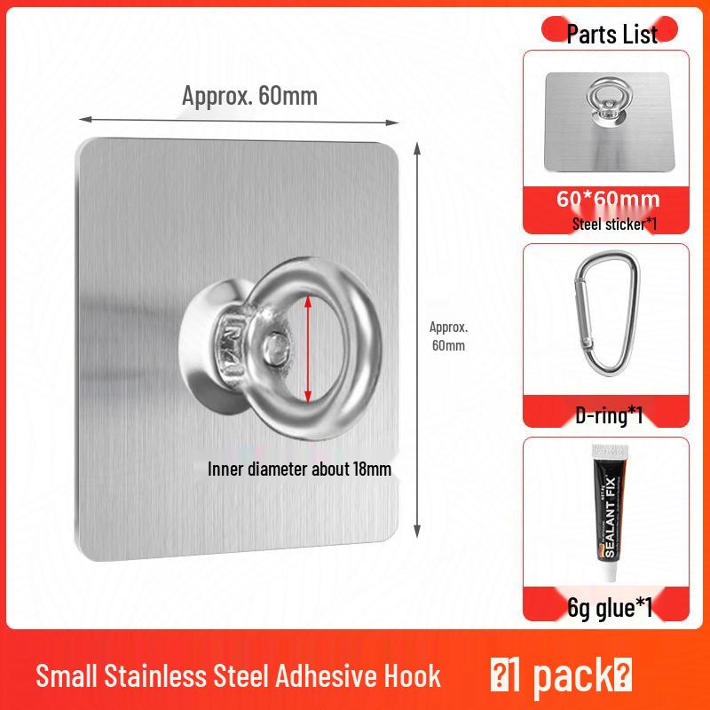 

No-Punch Stainless Steel Ceiling Lantern Hooks