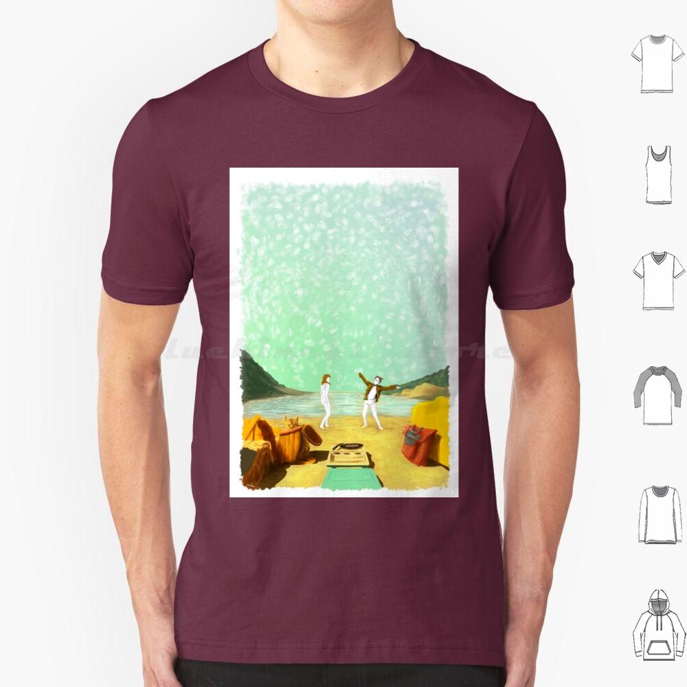 Moonrise Kingdom Painting Poster T Shirt Cotton Men Women DIY Print Moonrise Moonrise Kingdom Wes Anderson Egloop Gloop Frame