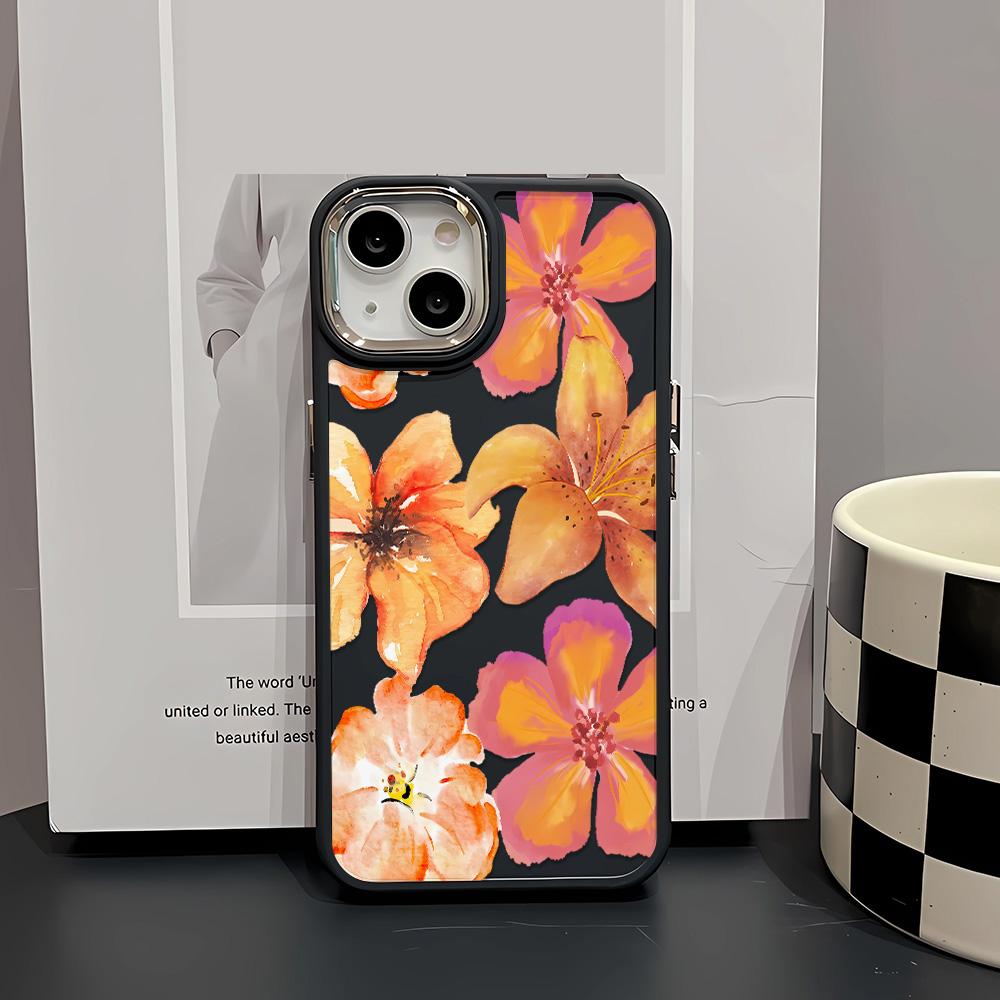 Gorgeous Flowers Phone Case Suitable For IPhone 16 Pro Max 16 15 Plus 14 13 12 11 Case Cover Funda For IPhone 16 15 14 Plus Case iphone 16