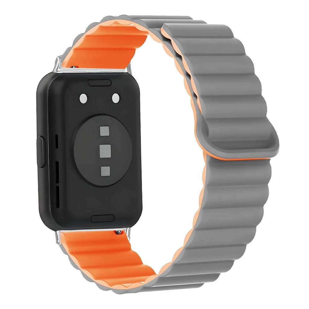 Magnetic Strap for Samsung Galaxy Fit 3 Sport Silicone Watch Band for Samsung Galaxy Fit3 Accessories Correa Men Women Bracelet