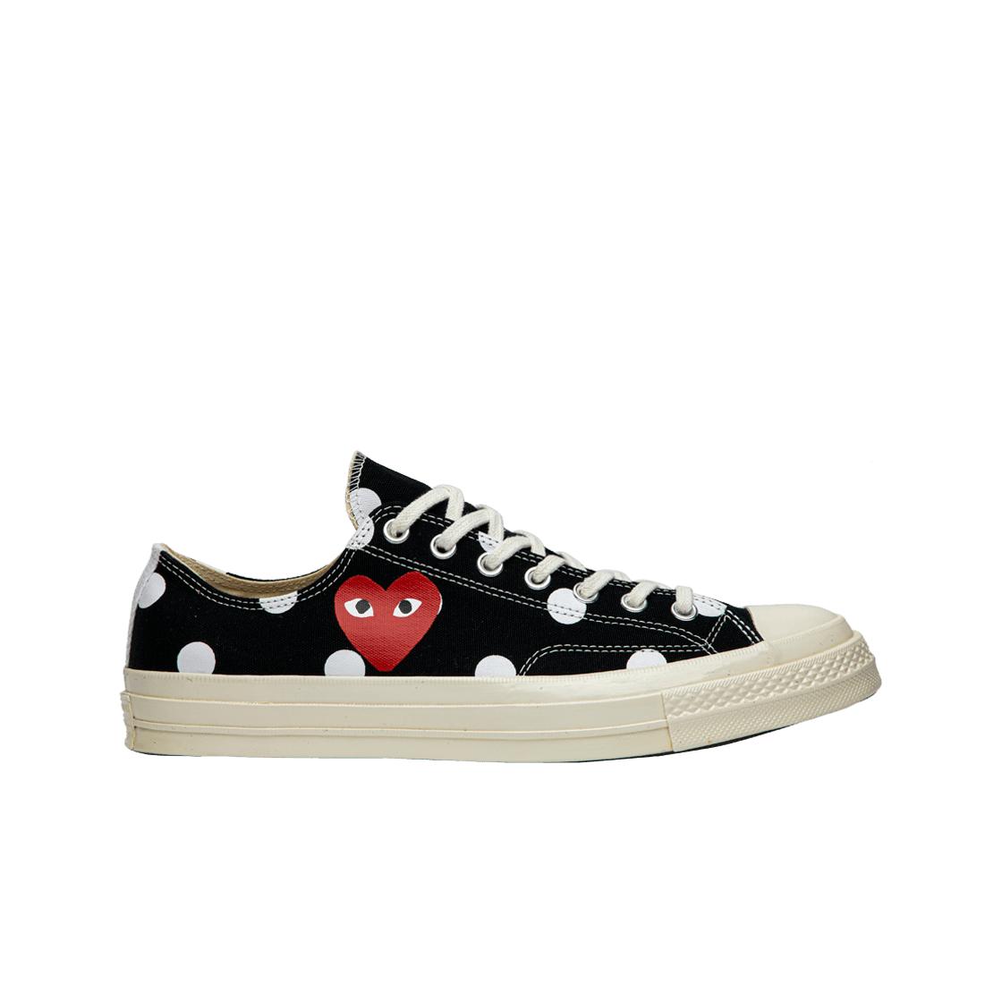

Converse X Play Comme Des Garcons Chuck 70 Ox У горошок Чорний 255