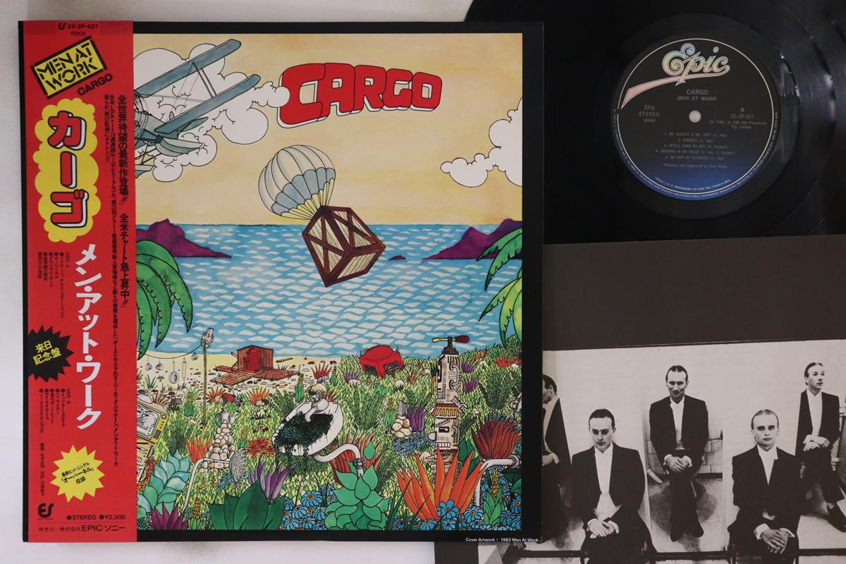 

LP Record MEN AT WORK - Cargo 253P427 EPIC 1982 Japan Obi Rock Used