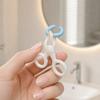Contact Lenses Applicator Tool, Soft Silicone Contact Lens Insertion Tool with Eye Support Design, Portable Scissor-Style Holder, Contact Lens Remover