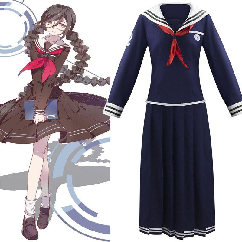Ronpa Dangan Danganronpa Cosplay Dress Touko Toko Fukawa Halloween Costume Set