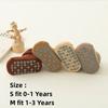 Fashion 0-3Year Kids Woolen Socks Winter Thick Warm Velvet Lining Snow Floor Socks Newborn Footwear Looped Children Stockings