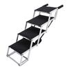 Car Dog Stairs Foldable Non Slip 70kg Load Capacity Portable 4 Step Dog Ramp for Trucks Bed