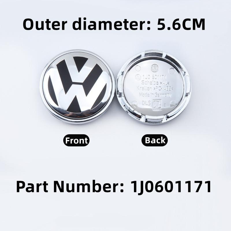 2026 Hot For VW VOLKSWAGEN 4CS 56mm 60mm 65mm 70mm 76mm Car Wheel Center Cap Hub Covers Badge For VW Volkswagen Jetta MK5 Golf P