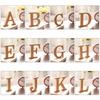 Decor Wedding Freestanding A-Z Wood Wooden Letters Alphabet Hanging Home Party Decor