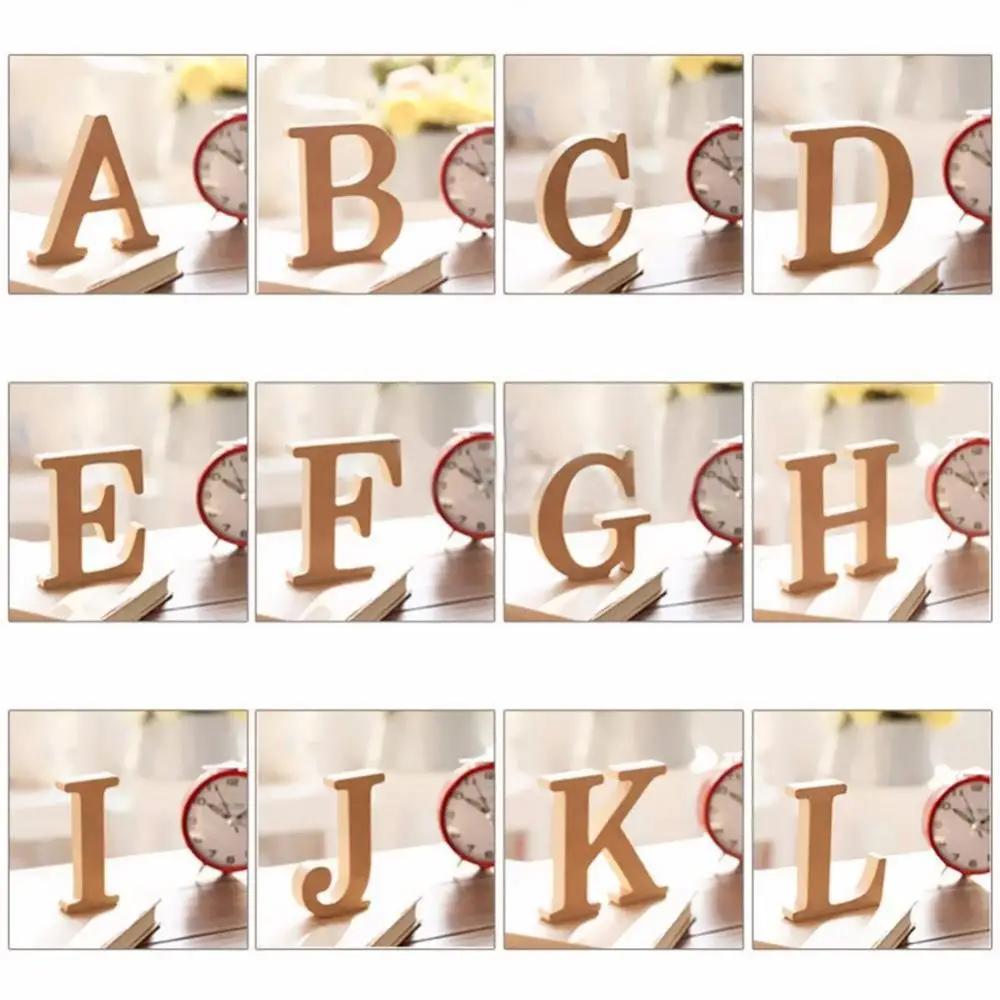 Decor Wedding Freestanding A-Z Wood Wooden Letters Alphabet Hanging Home Party Decor