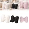 Bowknot Shaped Cushion Breathable Plush Pillow Decorative Cushion Cover for Sofa Bedside Chair Cushion Home Ornament
