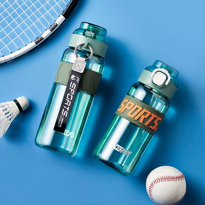 Sports Water Cups, Portable Water Bottles for Male and Female Students Outdoors, Fitness Portable Cups, Plastic Cups