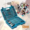 Chisel SDS Plus Rotary Hammer Bit Masonry And 17Pcs Drill Bits Set In Storage Case