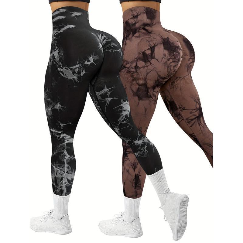 Tie-Dye Hip-Lift Yoga Shorts X20630