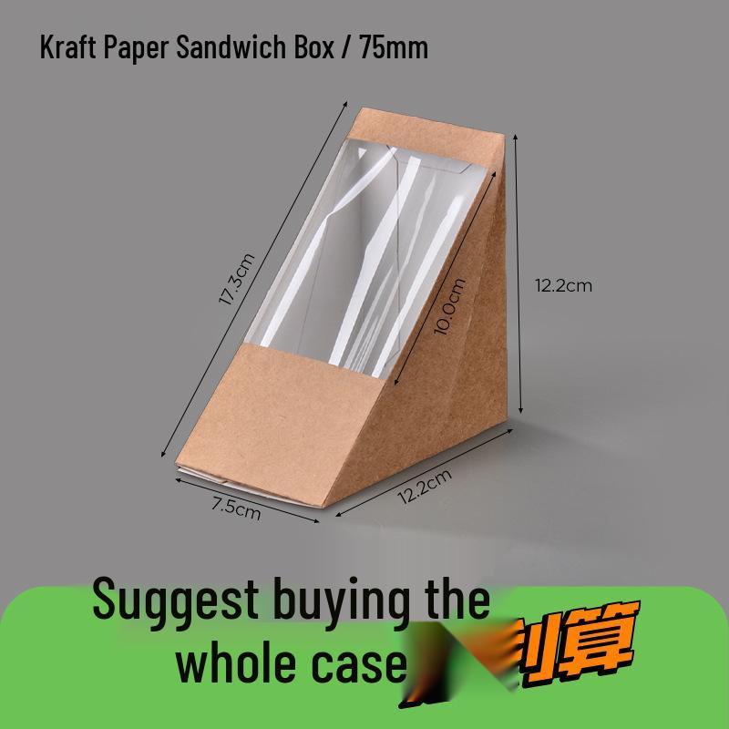 Shangji Triangle Disposable Cowhide Sandwich Box