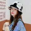 Soft Bucket Hat Cow Stripe Sun Cap Outdoor Panama Hat  Men Women