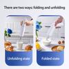 Small Handheld Mixer 3 Speed Mode Wireless Operation Foldable Storage Double Stainless Steel Whisks Attachments
