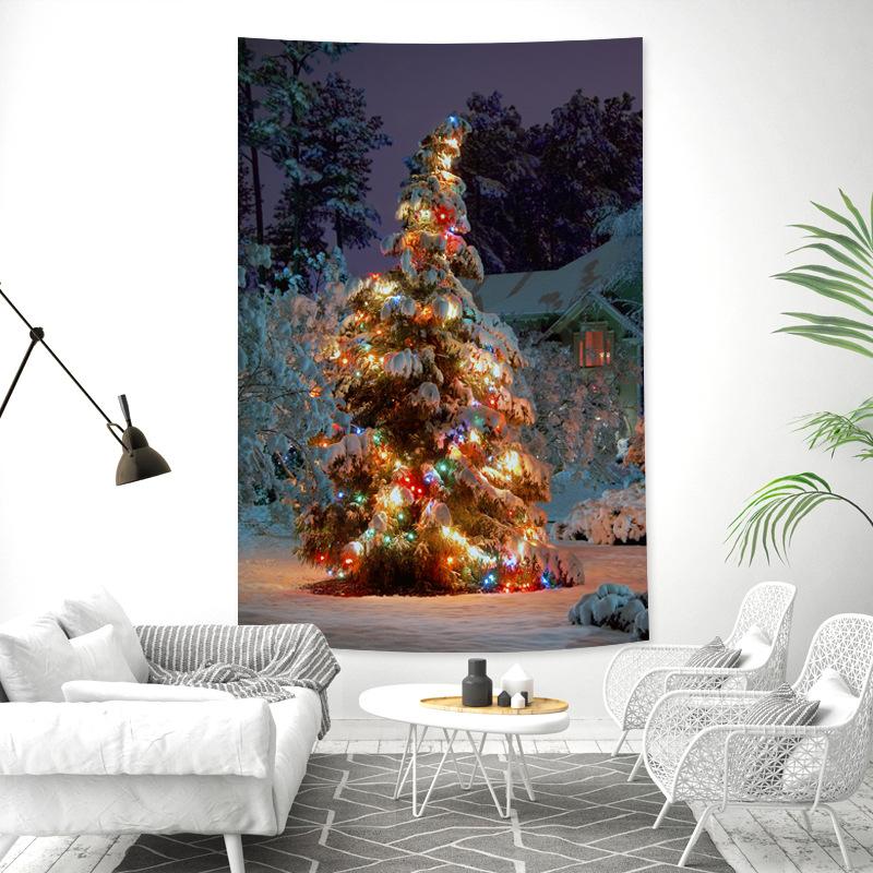 

Рождественская елка Гобелен Праздничное украшение для вечеринки Настенный декор Новый год Для дома Гостиная Спальня Общежитие 100x75cm