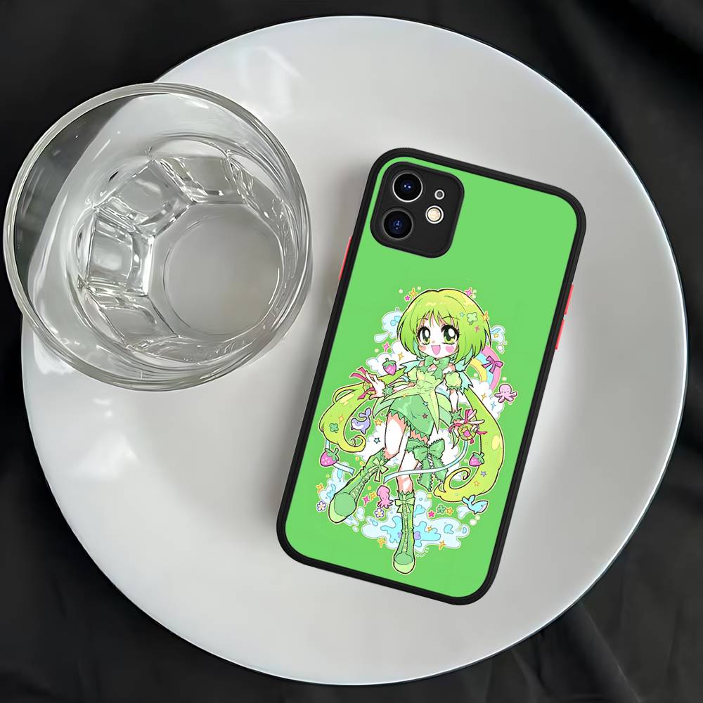 Tokyo Mew Mew Anime Phone Case For IPhone 16e 16 15 14 13 12 11 Pro Max X XS Max Plus Matte Clear