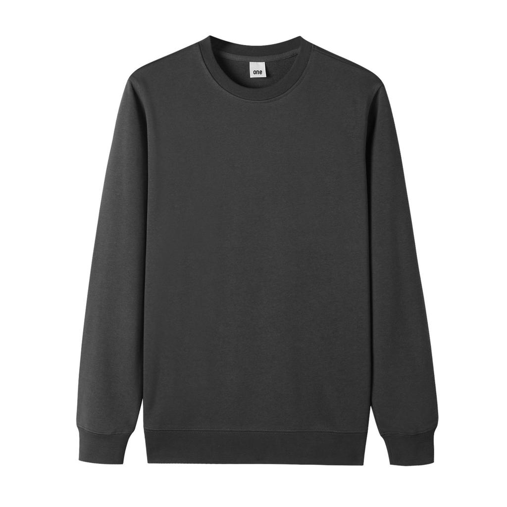 Damen Weißes Pullover-Sweatshirt im koreanischen Stil mit Rundhalsausschnitt - Reine Baumwolle, Trendig für Frühling/Herbst 2024
