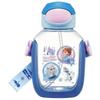 Water Bottle with Disney Frozen for Straw, 530ml, 23, One-Push Operation, Girls, PDSH6DX-A
