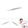 Stainless Steel Acne Blackhead Eliminate Tweezer Beauty Nipper Makeup Tool (Oblique Tip 8.7cm)