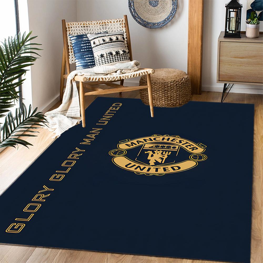 Glory Glory Man United Themed Floor Mat Nonslip Mat Decorative For Living Room Game Room Doormat Machine Washable Vintage Decorative