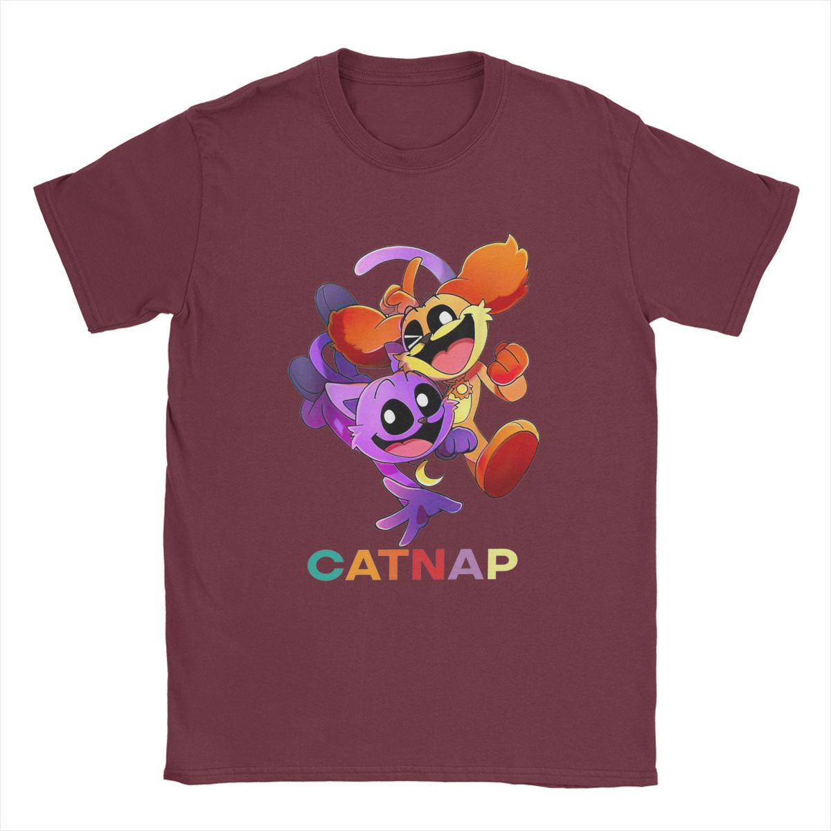 

Дитячі футболки для хлопчиків та дівчаток Smiling Critters Catnap Dogday, Мультяшні для гри, 100% Бавовна, Смішні, З коротким рукавом, З круглим вирізом, Футболка в подарунок S