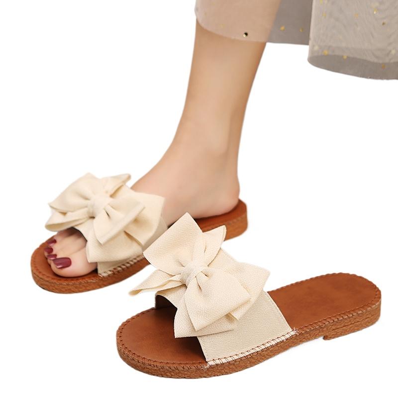 Pantofi de plajă cu nod fluture, pantofi cu toc înalt, pentru femei, pantofi de damă, sandale, sandale de plajă, sandale de damă ...