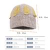 New Cute Cat Jacquard Knitted Wool Hat Female Source Autumn and Winter Warm Cold Hat Showing Face Small Headhat