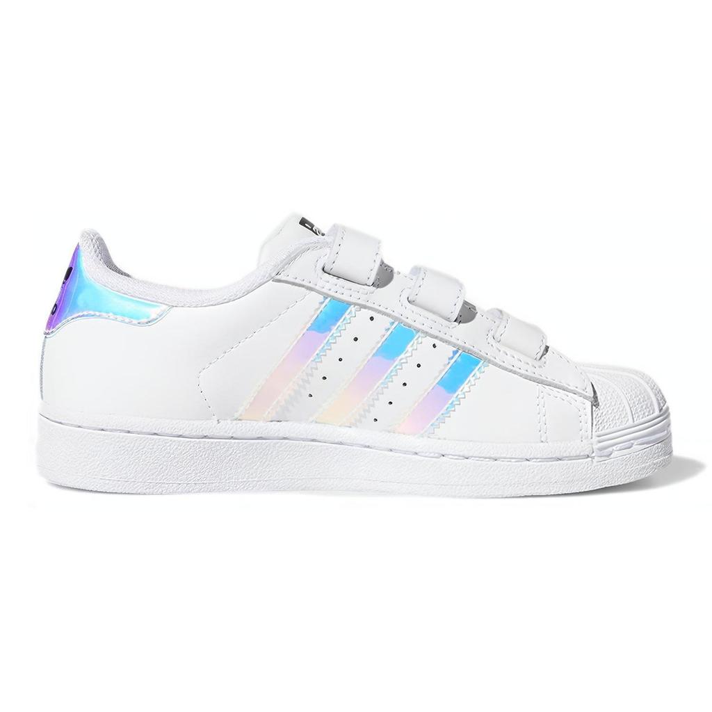 Adidas Originals Superstar Cf Comfortable Low-Top Skate Shoes White Laser Kids Sneakers AQ6279