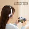 Retro Wireless Headphones Bluetooth 5.4 Over Ear Earphones 80H Playback 40mm Driver Type-C Charging Soft Cushions Built-in Mic