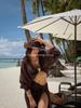 Handgehäkelter Western-Cowboyhut aus natürlichem Raffiastroh für Damen Herren Sommer Breiter Rand Sonnenhut Outdoor Atmungsaktiv Strand Panama