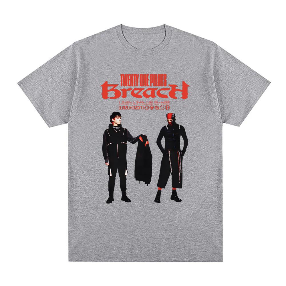 Twenty One Pilots- BREACH T Shirt 2025new Short Sleeve Singer's Same StyleTee-shirt Graphic Printing High Quality Summer Tshirt