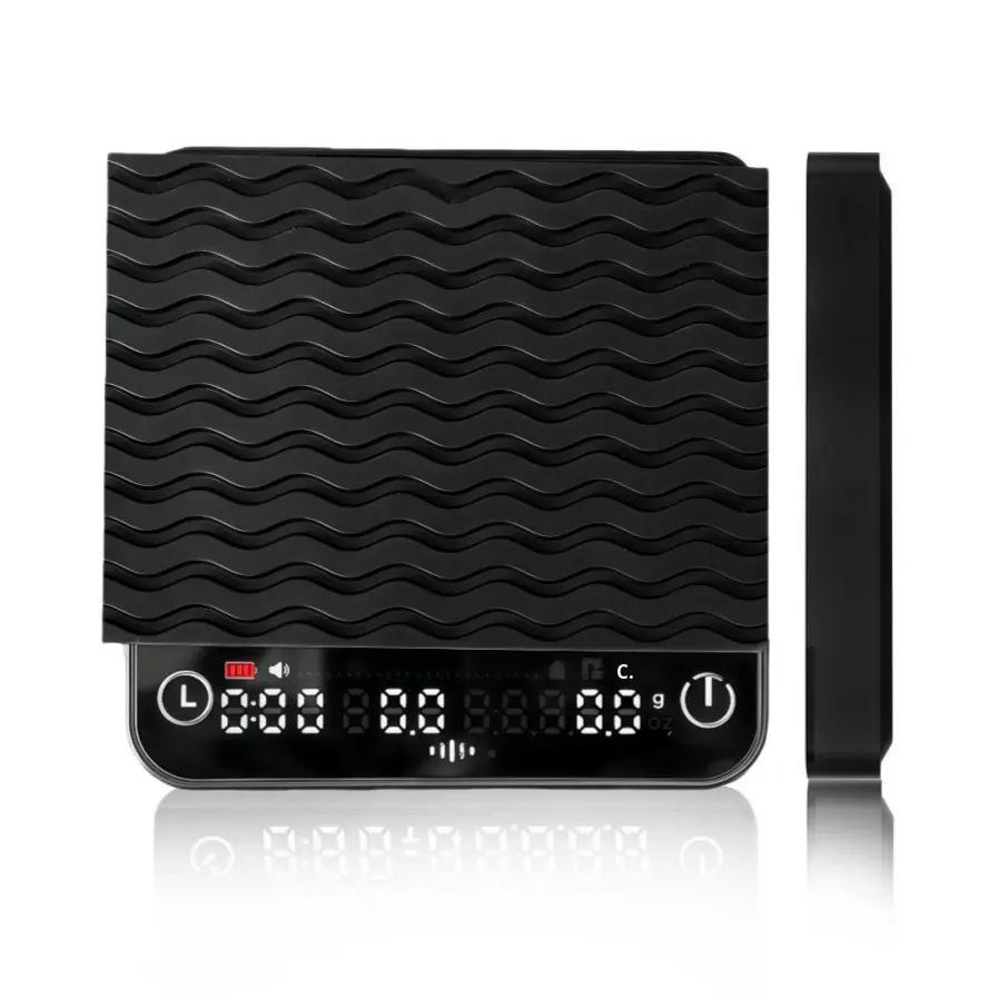 

Smart Glass Pour-Over Coffee Scale with Italian Design & Water-to-Coffee Ratio Feature No