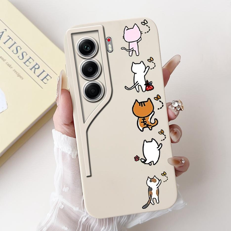 For Tecno Camon 40 Pro 4G Case CM6 Luxury Art Painted Cover Shockproof Phone Case For Tecno Camon40 Camon 40 Pro CM7 Soft Fundas