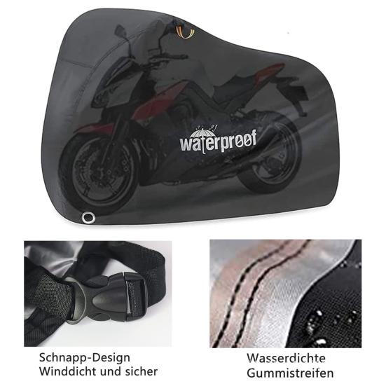 Motorbike Rain Cover Waterproof UV-Resistant Bicycle Protector Cover Extra-large Foldable Road Electric Bike Rain Cover with Storage Bag Set