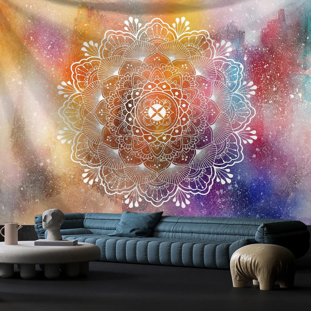 Bohemian style tapestry for bedroom photo background fabric living rooms bedrooms macrame wall hanging room decor aesthetic