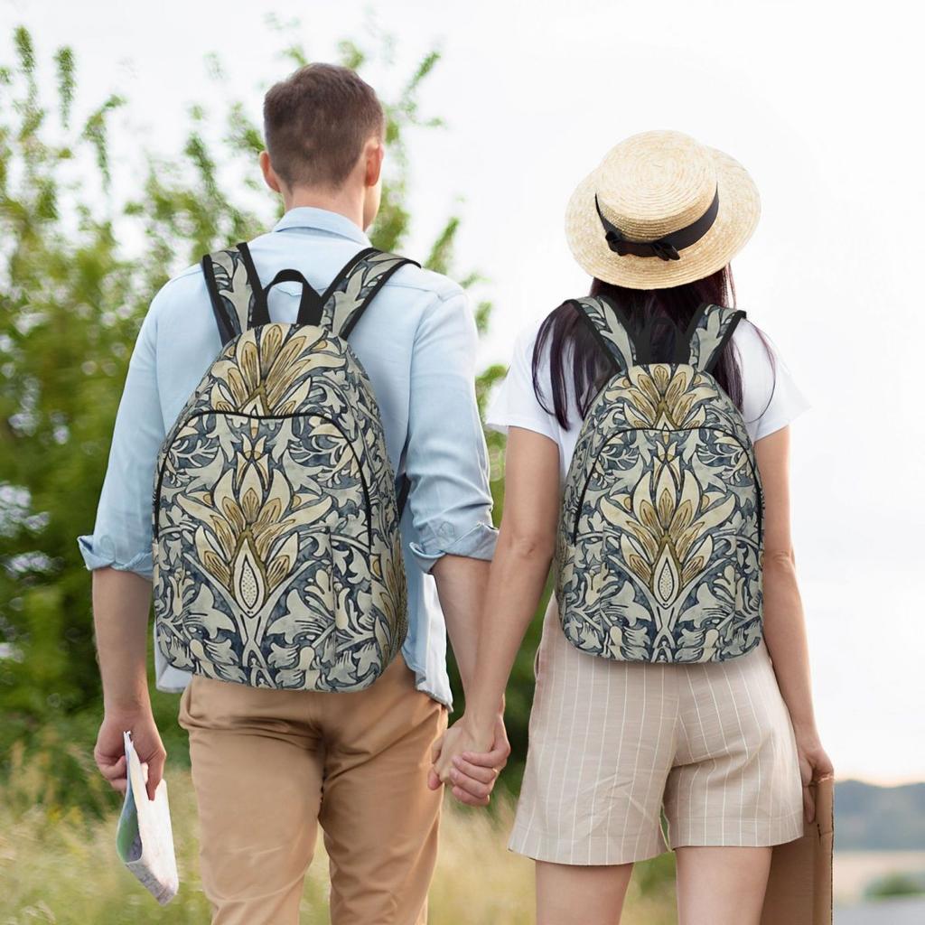 William Morris Snakeshead Pattern Backpack Hot Sale Daypack Large Capacity BookBag School Bag Shoulder Bags for Men Women