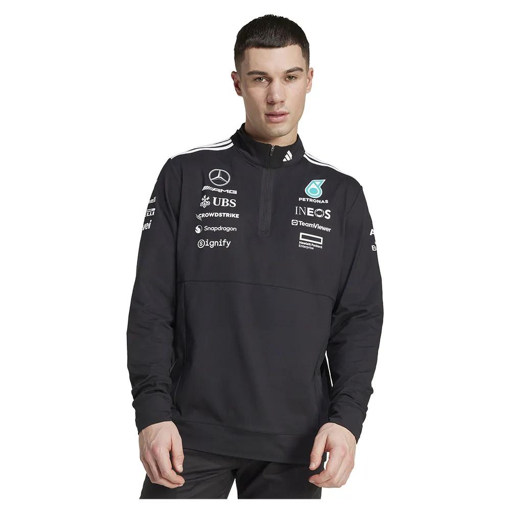 adidas Толстовка с полумолниеймолнией Mercedes AMG Petronas F1 Team EU XL