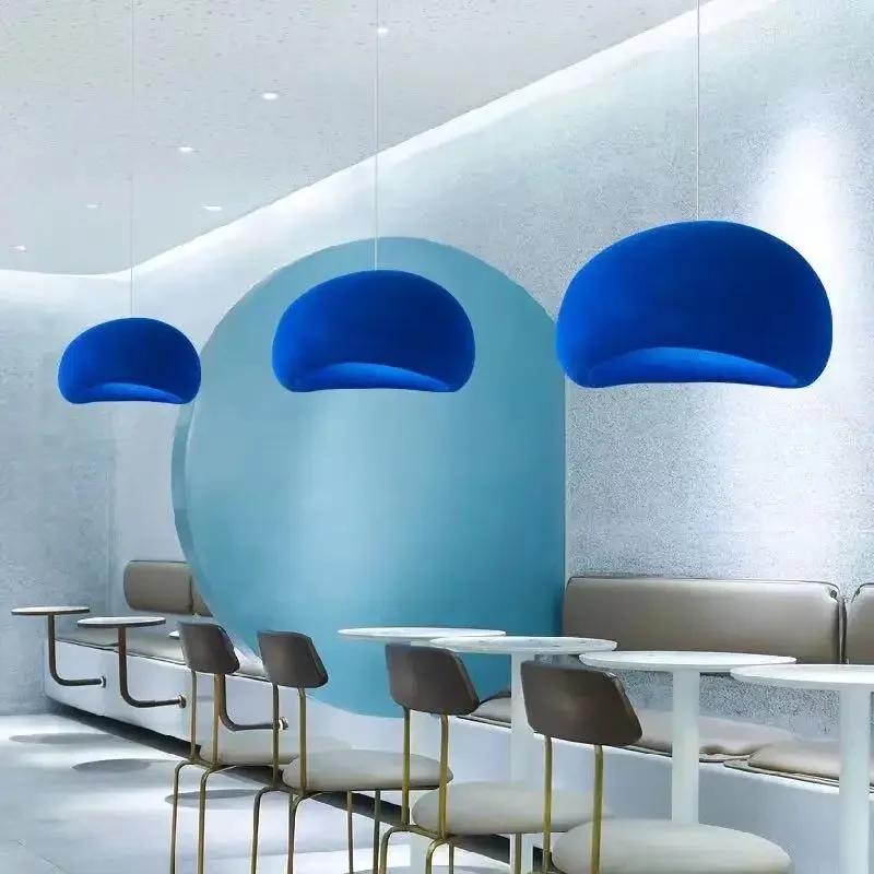 Nordic Wabi Sabi LED Chandelier Minimalist Dining Room Living Room Bedroom Bar Designer Homestay E27 Decorate Loft Hanging Light