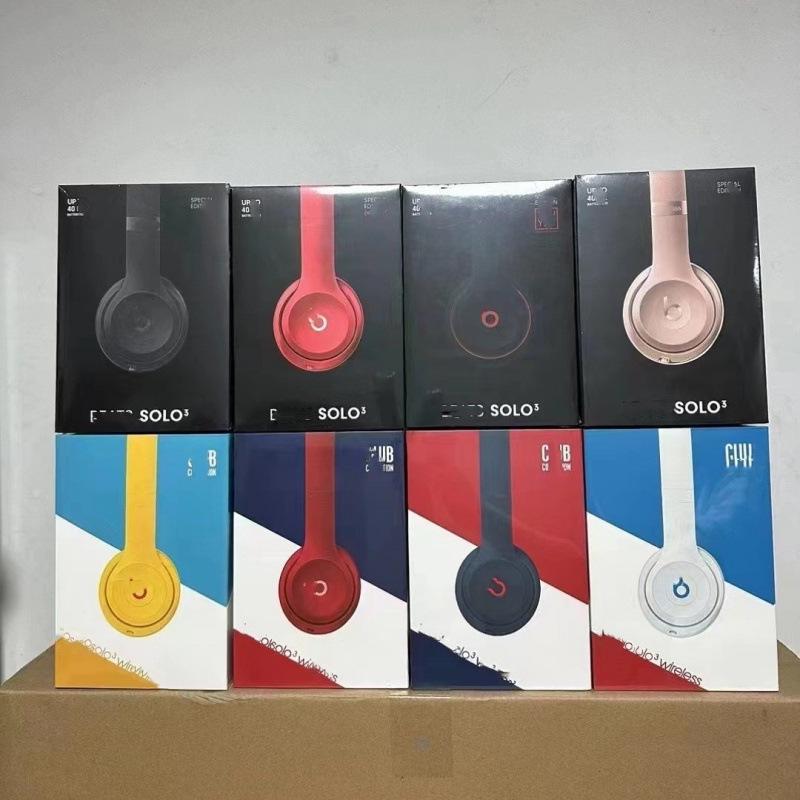 Solo3 College-Stil Over-Ear Bluetooth-Kopfhörer - 1:1 Replica kabelloses Headset mit schwerem Bass