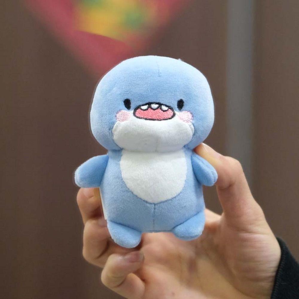 Hanging Ornament Shark Plush Keychain Key Ring Decor Cartoon Shark Pendant  Birthday Gifts