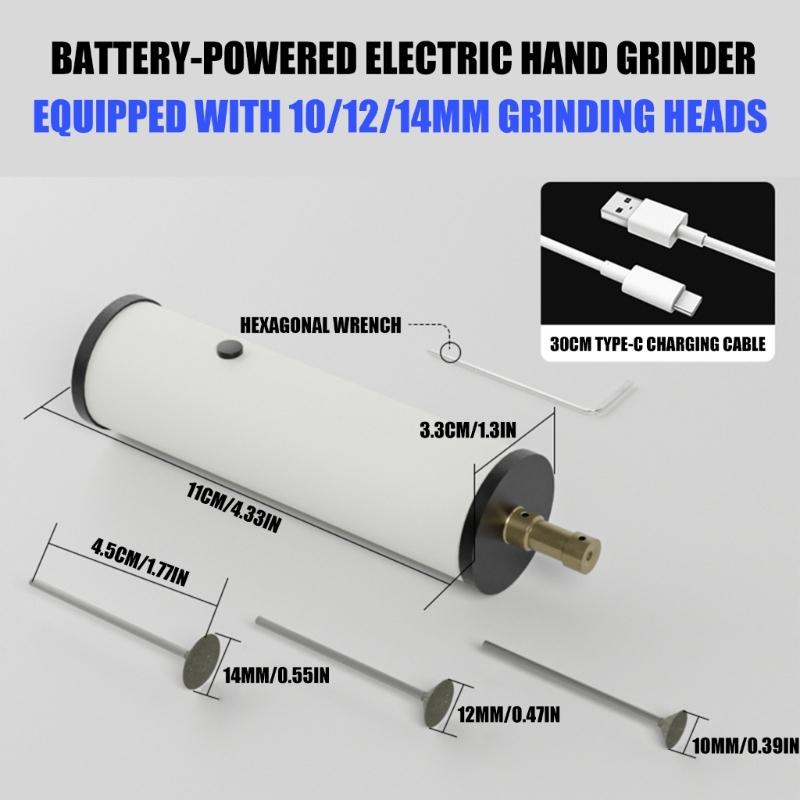 Electric Billiard Cue Tip Shaper Trimmer Grinder With Rechargeable Battery For Precise And Smooth Grinding Performances