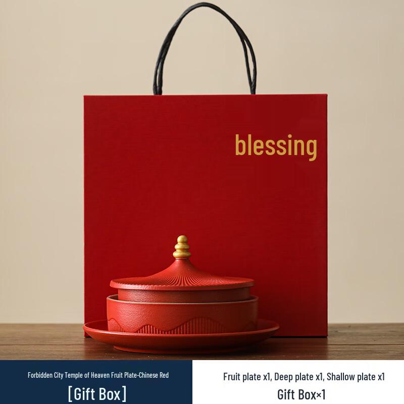 

Forbidden City Altar Ceramic Fruit Plate