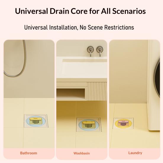 Floor Drain Filter Universal Fit Comb Design Smooth Drainage Easy to Clean Hair Catcher Odor-proof Floor Drain Protector