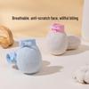 Pure Cotton Baby Anti-Scratch Mittens for Newborns 0-3 Months, All-Season, Thin Style for Spring & Autumn